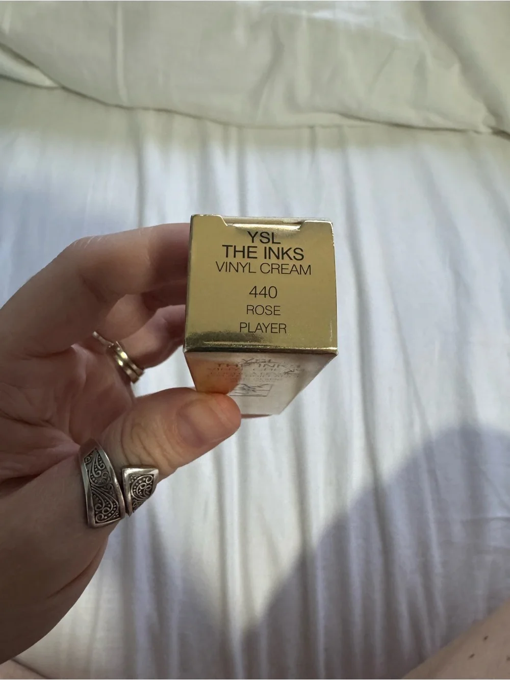 YSL The Inks Vinyl Cream Lip Stain - 440 Rose Player